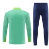 Brazilië Trainings Sweatshirt Quarter-zip 2024-25 Groene - Kids